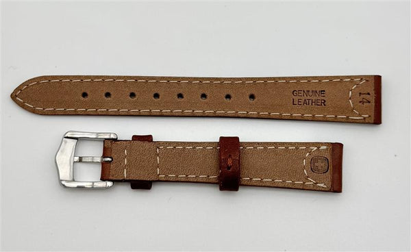 Wenger 14mm Brown Leather Watch Band 4119