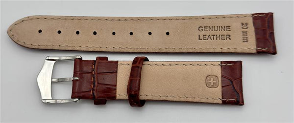Wenger 20mm Brown Leather Band 72580
