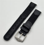 Wenger 14mm Black Nylon & Leather Band 90158