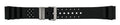 Black Aqualand Rubber Watch Band 22mm 102766