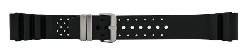 Black Aqualand Rubber Watch Band 22mm 102766
