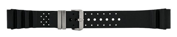 Black Aqualand Rubber Watch Band 22mm 102766