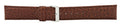 Dark Brown Padded Stitch Leather Watch Band 22mm 175934