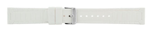 White Silicone Watch Band 20mm 175956