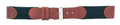 Dark Brown Swiss Army Canvas Leather Watch Band 18mm 105817
