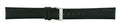 Black Padded Stitch Watch Band 20mm (Long) 105733