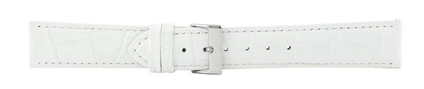 White Alligator Leather Watch Band 20mm 175918