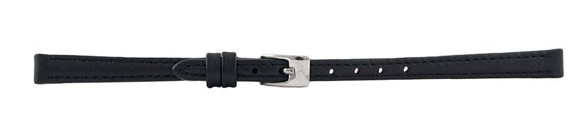 Black Padded Stitch Watch Band 8mm 105730