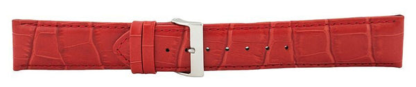 Red Chili Alligator Leather Watch Band 22mm 175927