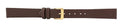 Dark Brown Smooth Leather Watch Band 16mm 105712