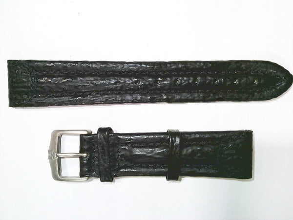 Wenger 20mm Black Leather Watch Band