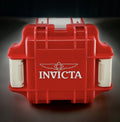 Plastic Invicta Watch Dive Case Single Slot Red