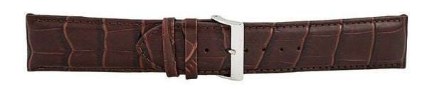 Dark Brown Alligator Leather Watch Band 26mm 115991