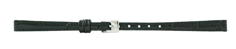 Black Alligator Leather Watch Band 8mm 110933