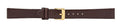 Dark Brown Smooth Leather Watch Band 14mm 105711