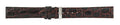 Dark Brown Crocodile Leather Watch Band 20mm (Long) 110932