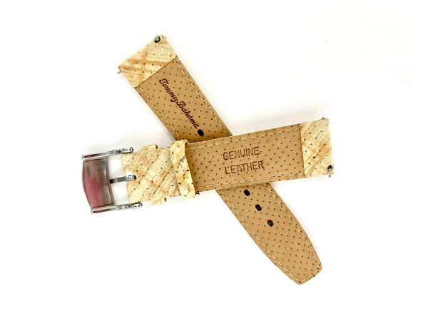 Men's Tommy Bahama 20MM Woven Khaki Watch Band