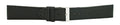 Black Flat Stitch Leather Watch Band 24mm (Long) 114090