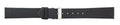 Black Smooth Leather Watch Band 18mm 105909