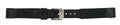 Black Swiss Army Canvas Leather Watch Band 14mm 105939