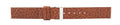 Dark Brown Straight Edge Leather Watch Band 18mm 106089