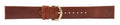 Dark Brown Smooth Leather Watch Band 20mm 105714