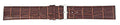 Dark Brown Alligator Leather Watch Band 24mm 173701
