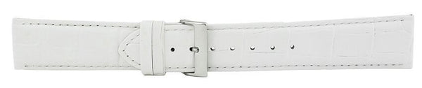 White Alligator Leather Watch Band 22mm 175930