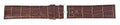 Dark Brown Alligator Leather Watch Band 24mm (Long XXL) 114102
