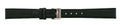 Black Matte Padded Stitch Watch Band 14mm 105893