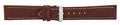Dark Brown Contrast Stitch Heavy Grain Leather Watch Band 22mm 173625