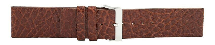 Dark Brown Smooth Leather Watch Band 24mm 112130