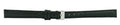 Black Padded Stitch Watch Band 12mm (Long) 110899