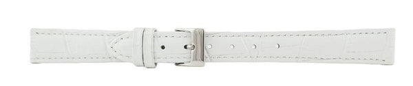 White Alligator Leather Watch Band 14mm 175887