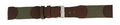 Green Swiss Army Canvas Leather Watch Band 20mm 116019