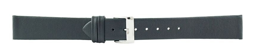 Black Smooth Leather Watch Band 18mm (MM Long ) 114081