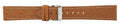 Light Brown Contrast Stitch Heavy Grain Leather Watch Band 22mm 175923